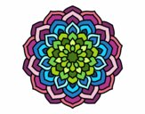 Dibuix Mandala pètals de flor pintat per AinaRuiz 