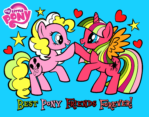 Dibuix Millors Pony Amigues per sempre pintat per IONE