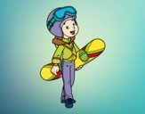 Una noia Snowboard