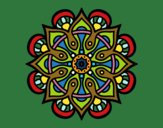 Dibuix Mandala món àrab pintat per Joan152004
