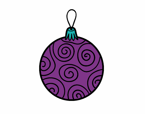 Bola d'arbre de Nadal decorada