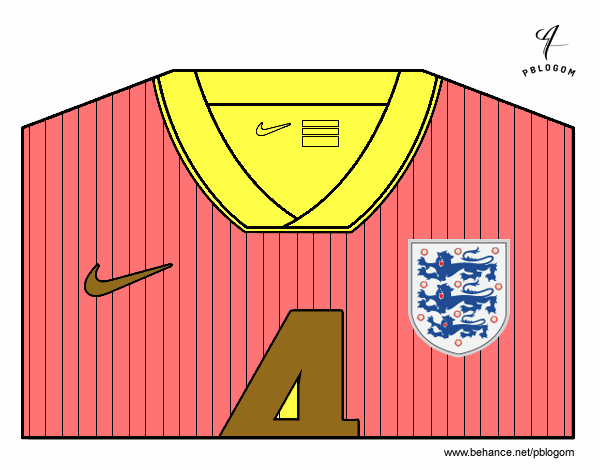 Samarreta del mundial de futbol 2014 d'Anglaterra