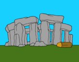 Dibuix Stonehenge pintat per neusgonen