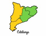 Dibuix Catalunya pintat per clarap