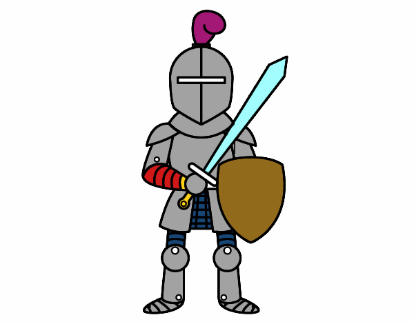 Cavaller amb espasa i escut