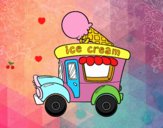 Food truck de gelats