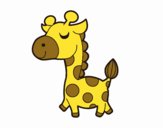 Dibuix Girafa presumida pintat per maxandgru