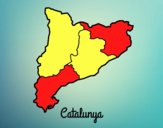 Dibuix Catalunya pintat per marbevi