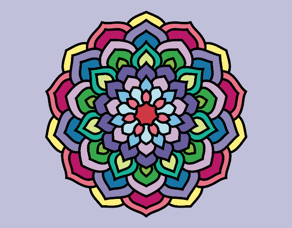 Mandala pètals de flor