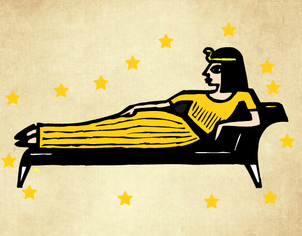 Cleopatra tombada