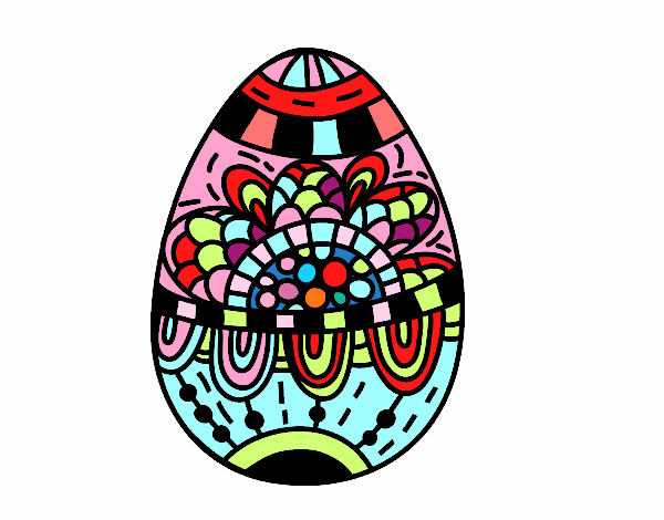 Un ou de Pasqua floral