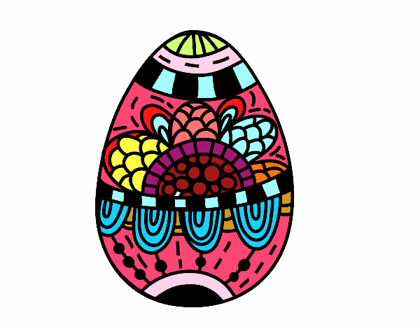 Un ou de Pasqua floral