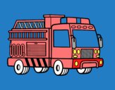 Un camió de bombers