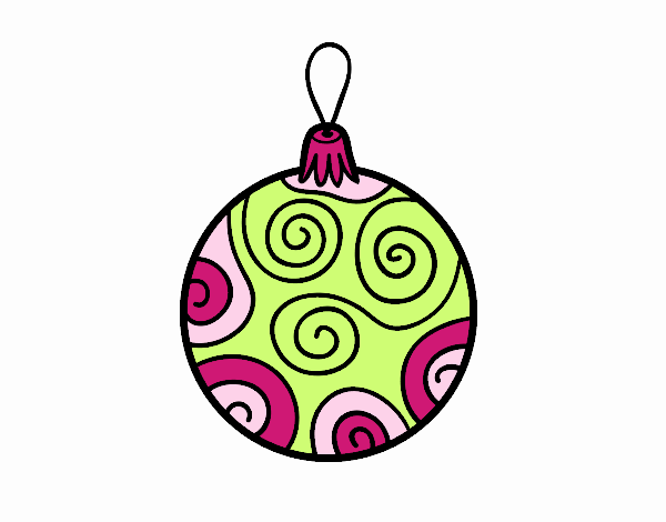 Bola d'arbre de Nadal decorada