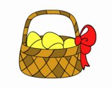 Cistella amb ou de Pasqua