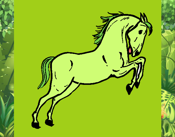 Cavall saltant 