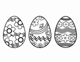Tres ous de pasqua