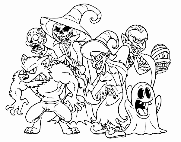Monstres de Halloween