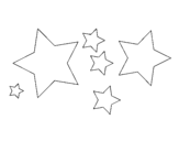 Dibujo de 6 estrelles