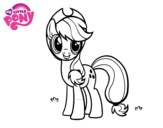 Dibuix de Applejack de My Little Pony per pintar