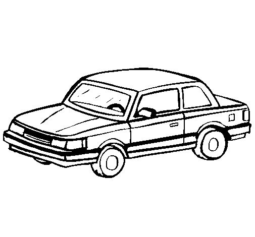 Dibuix de Automòbil clàssic per Pintar on-line