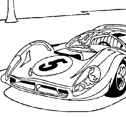 Dibuix de Automòbil nº 5 per Pintar on-line