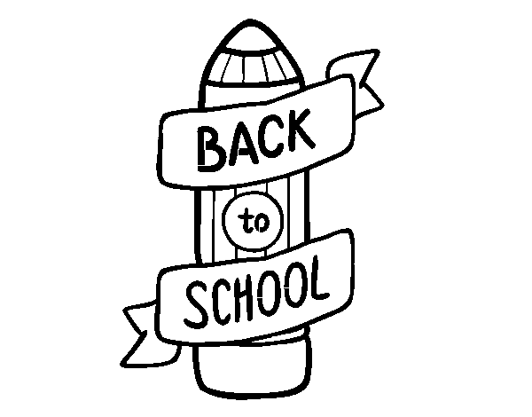 Dibuix de Back to School per Pintar on-line