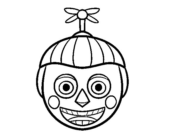 Dibuix de Balloon Boy de Five Nights at Freddy's per Pintar on-line