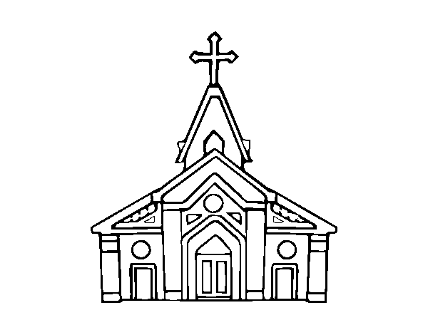 Dibuix de Basílica per Pintar on-line