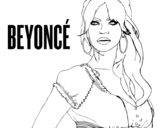 Dibuix de Beyoncé B-Day per pintar