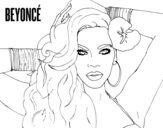 Dibuix de Beyoncé per pintar