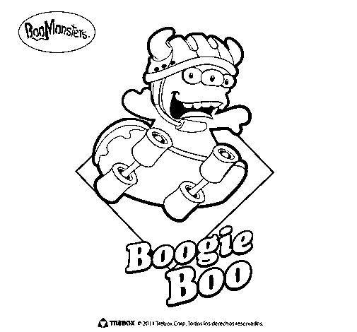 Dibuix de BoogieBoo per Pintar on-line