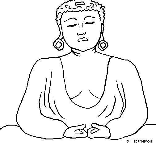 Dibuix de Buda per Pintar on-line