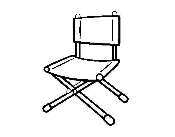 Dibuix de Cadira plegable per Pintar on-line