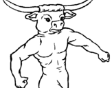 Dibuix de Cap de búfal per pintar
