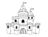 Dibuix de Castell de princeses per pintar