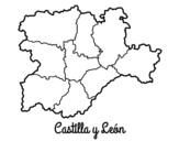 Dibuix de Castella i Lleó per pintar