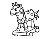 Dibujo de Cavall de fusta