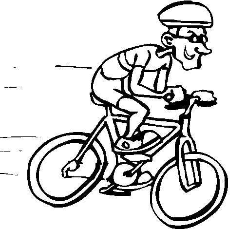 Dibuix de Ciclisme  per Pintar on-line