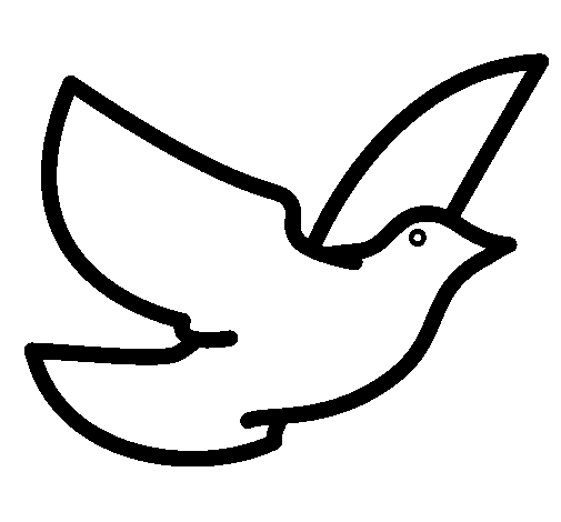 Dibuix de Colom de la pau per Pintar on-line
