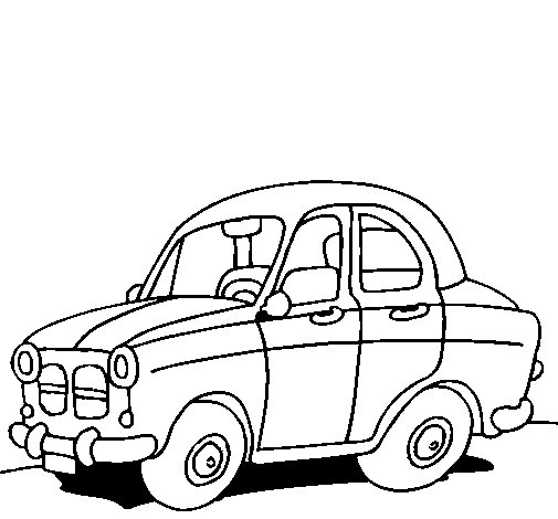 Dibuix de Cotxe de ciutat  per Pintar on-line