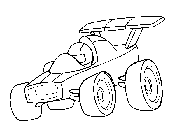 Dibuix de Cotxe ràpid per Pintar on-line