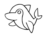 Dibujo de Dofí comú