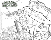 Dibuix de Donatello de Ninja Turtles per pintar