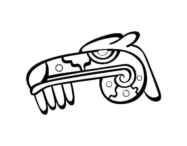 Dibuix de Els dies asteques: el caiman Cipactli per Pintar on-line