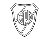 Dibujo de Escut Atlético River Plate