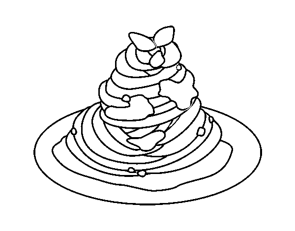 Dibuix de Espaguetis a la bolonyesa per Pintar on-line