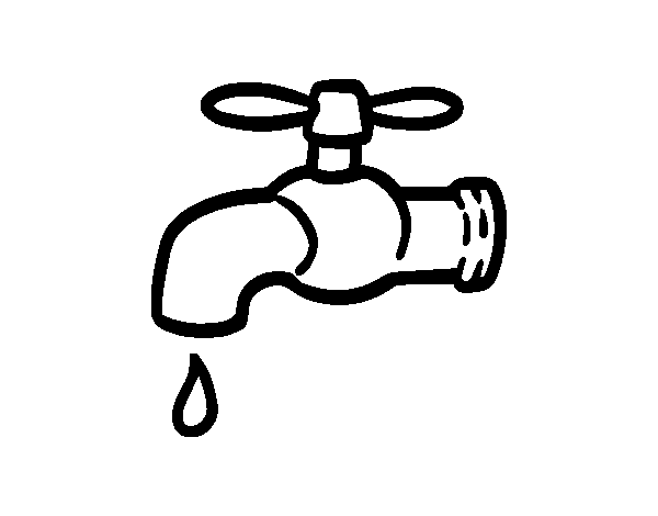 Dibuix de Estalviar aigua per Pintar on-line