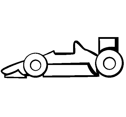 Dibuix de Fórmula 1 per Pintar on-line