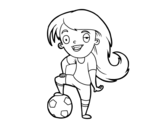 Dibujo de Futbol femení